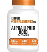 BULKSUPPLEMENTS.COM Alpha Lipoic Acid 600mg Capsules - ALA Supplement - Alpha-Lipoic Acid - Antio...