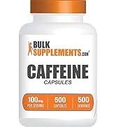 BULKSUPPLEMENTS.COM Caffeine Capsules - Caffeine Supplements, Caffeine Pills 100mg - Caffeine Cap...