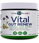 Vital Planet - Vital Gut Renew Powder Supplement Formulated with L-Glutamine, Ginger Root, Licori...