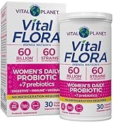 Vital Planet - Vital Flora Women’s Daily Shelf Stable Probiotic 60 Billion Cultures and 60 Strain...