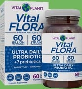 probiotic daily prebiotic flora digestive immune vegan dairy free